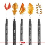 Pentel Pointliner Ast Sizes Black P5
