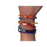 Zip Fidget Bracelet Assorted Pk3