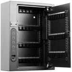 Fingerprint Key Safe 60 Hooks Black