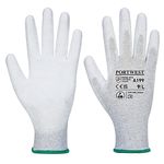 Asta Pu Palm Glove 1Pr Grey S Pk12