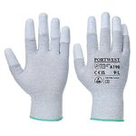 Asta Pu Ftip Glove 1Pr Grey Xs Pk12