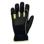 Pw3 Trade Glove 1Pr Blk/Ylw M Pk12