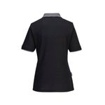Pw2 Womens Polo S/S Blk/Zoom Gry 2Xl