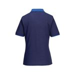 Pw2 Womens Polo S/S Navy/Royal Xl