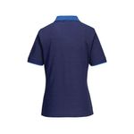 Pw2 Womens Polo S/S Navy/Royal 2Xl
