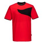 Pw2 Ctn Comf T-Shirt S/S Red/Blk S
