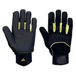 Mechanics A-V Glove 1Pr Black L