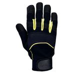 Mechanics A-V Glove 1Pr Black S