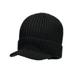 Portwest Beanie Hat With Peak Black