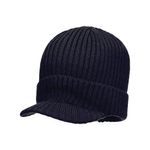 Portwest Beanie Hat With Peak Navy