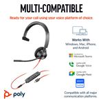 Poly Blackwire 3315 Ms Usb-C/A Hset