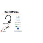 Poly Blackwire 3315 Ms Usb-C/A Hset