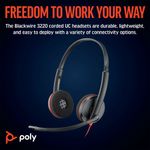 Poly Blackwire 3220 Uc Usb-C/A Hset