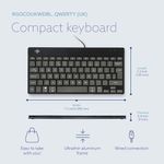 R-Go Compact Break Keyboard Black