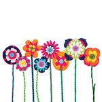 Coloured Craft Buttons Large 450G