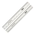 Shatterproof Rulers 30Cm Clear Pk100
