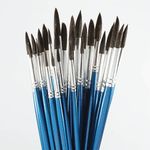 Watercolour Paint Brushes Ast Pk30