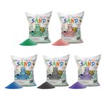 Rainbow Eco Col Play Sand 15Kg Blue
