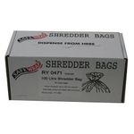 Safewrap Shredder Bag 100L Clr Pk50