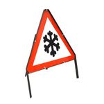 Hazard Snow/Ice Warning Sign 750Mm