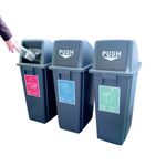 Vfm Slim Rcyc Bins With Stickers Pk3