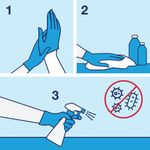 Tork Hd Cleaning Cloth Blu 105Sh Pk4