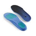 Comfort Insole + Gel Pads Blue 9.5