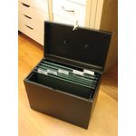 Cathedral A4 File Box Black A4Bk