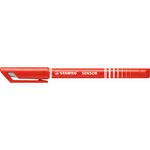 Stabilo Sensor Cus Tip Flnr Red Pk10