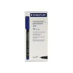 Lumocolor Pen Permanent Fn Blu Pk10