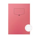 Silvine Rec Ex Book 64P A4 Red Pk10