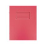Silvine 9X7 Exer Books R/M Red Pk10