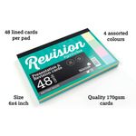 Silvine 48 Revision Card Ast Pk960
