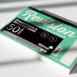Silvine 50 Revision Card Wht Pk1000