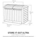 Keter Store It Out Stor Shed Bei/Brn