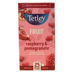 Tetley Raspberry Pomegrant Tea Pk25