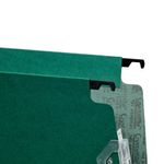 Rexel Crystalfile Lat File Grn Pk50