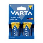 Varta Longlife Power D Battery Pk2