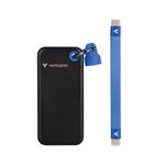 Verbatim Pocket Ssd 256Gb Blk/Blu