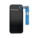 Verbatim Pocket Ssd 256Gb Blk/Blu