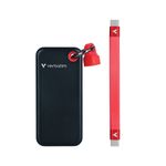Verbatim Pocket Ssd 128Gb Blk/Red