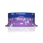 Verbatim Dvd+R 16X 4.7Gb Spindle 25