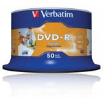 Verbatim Dvd-R 4.7Gb 16X Prntbl Pk50