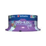 Verbatim Dvd+R Dl Spindle Pk25