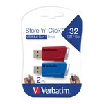 Verbatim Stre/Click Usb 32Gb Pk2
