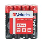 Verbatim Aaa Alkaline Batteries Pk4