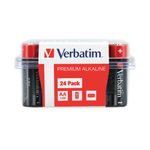 Verbatim Aa Alkaline Batteries Pk24