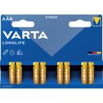 Varta Longlife Aaa Battery Pk8
