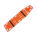Orange Spinal Board With 3 Straps