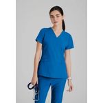 One Pulse Scrub Top Ro Blue L